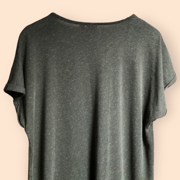 Esmara Linen Blend Green Woven T-shirt Dress Lightweight Minimalist Women’s L - Picture 9 of 11